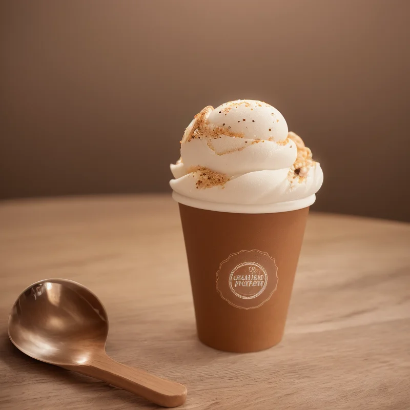 Custom Logo Plastic Ice Cream Yogurt Food Packaging Storage Box Containers Cup With Lid