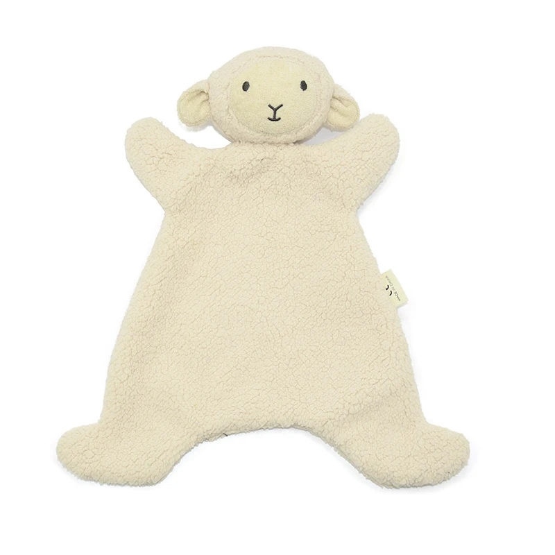 Wholesale Stack Cute Baby Safety Hug Blanket Sheep Comfort Blanket Baby Safety Blanket  Breathable