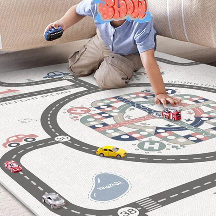 Educational Funny New Big Family Flying Chess Parent-Child Crawling Carpet