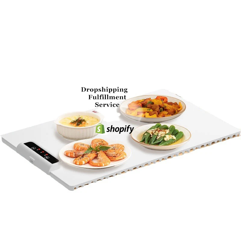2024 winning shopify products  Portable foldable Constant Temperature dish mat Heating Electric Silicone Food Warming Tray