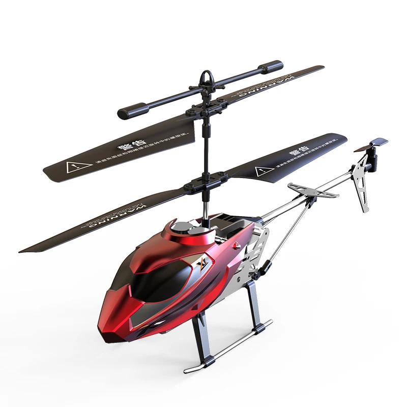 2.4G Large Alloy Remote Control Helicopter with Lights 3.5 Way Indoor/Outdoor Toy High Air Pressure Charger Included