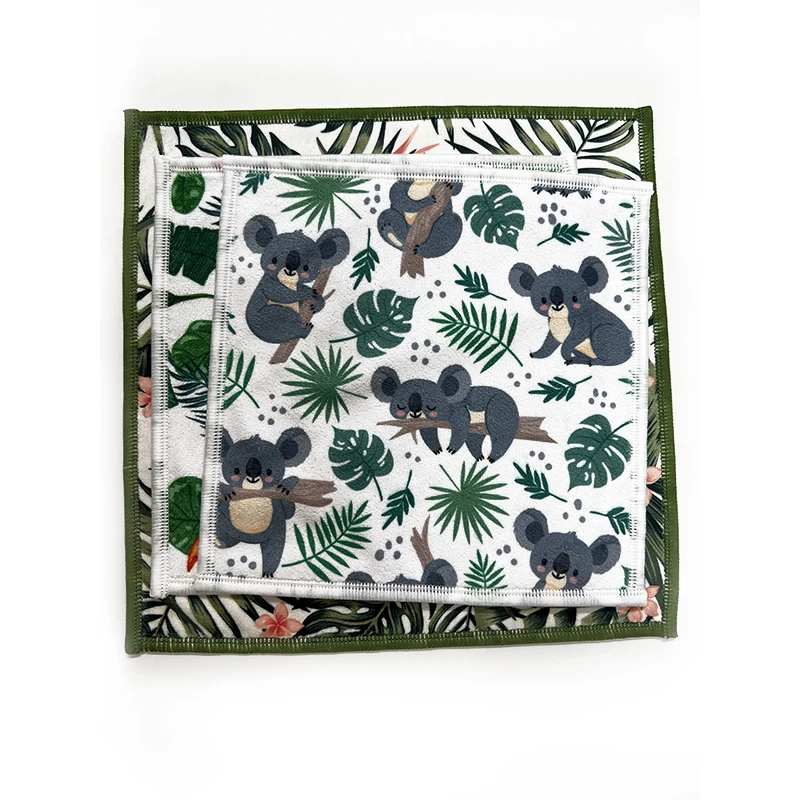 custom logo size sublimation printed dry soft towel microfiber lens glass fabric cleaning cloth jewelry handkerchiefs