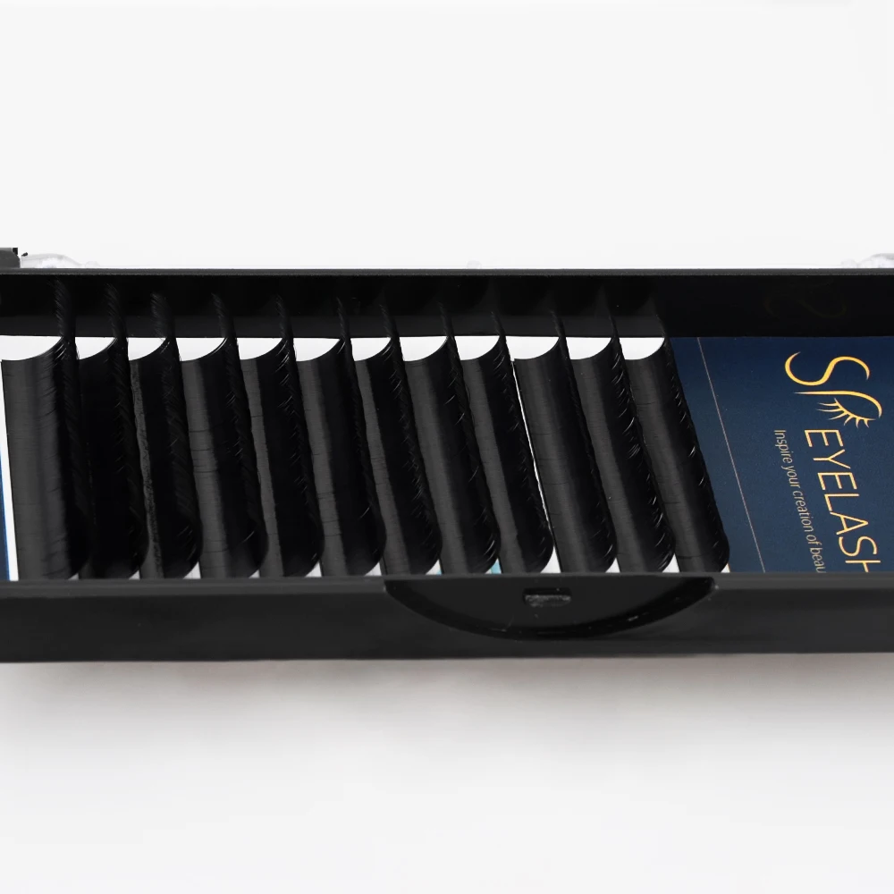 SP Eyelash Private Label Handmade Silk Eyelash Individual Classic Lash Faux Mink Professional Volume Bulk Eyelash Extension