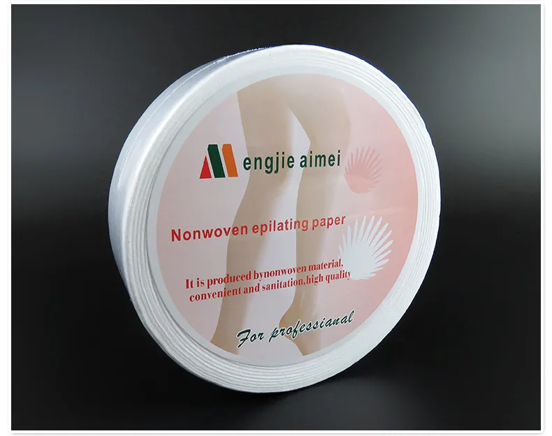 new style 2021 Hair removal body disposable cotton non-woven paper hair removal wax strip roll