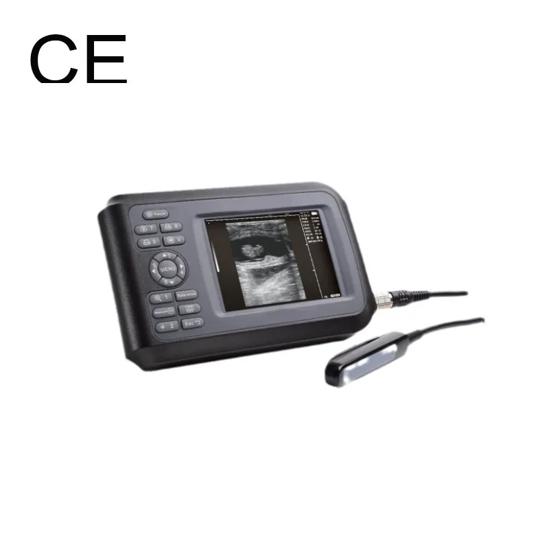 Animal Ultrasound Machine with Rectal Probe for Cattle and Horses V8 Portable Full Digital Veterinary Diagnostic Equipment