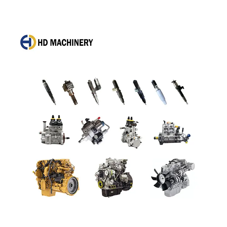 Huida Truck Excavator Loader Bulldozer Fuel Injector Injection Pump for Cummins Caterpillar Isuzu yanmar Kubota Weichai Sdec