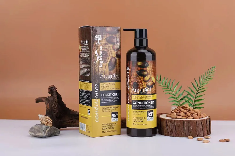 Private Label Wholesale  Hair Care Products Set argan oil morocco Lightness Shampoo And conditioner set