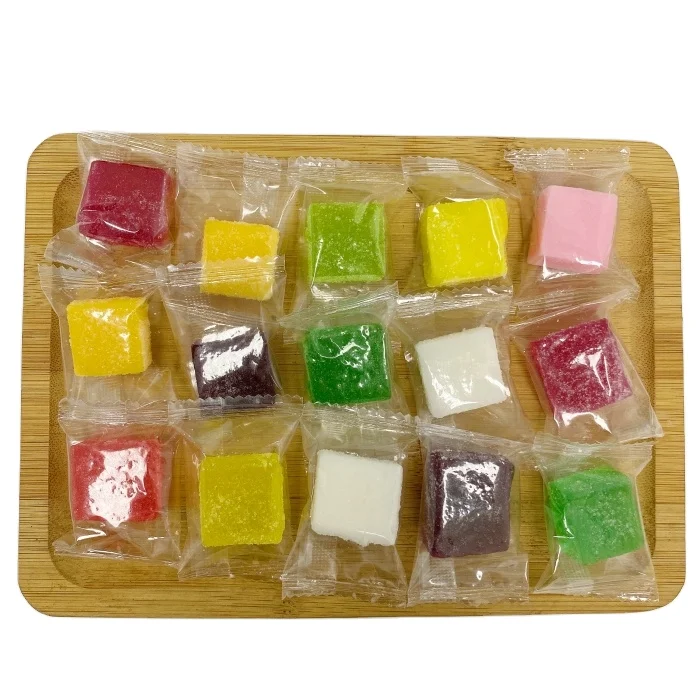 Factory Price Top Selling Fresh Juicy Gummy Mixed Flavors mango Strawberry Coconut apple Grape Soft Candy