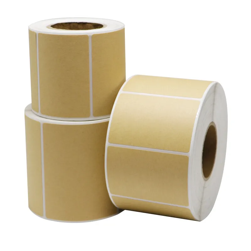 Kaililong Waterproof Factory-direct Customized Self Adhesive Roll Kraft Paper Label Sticker