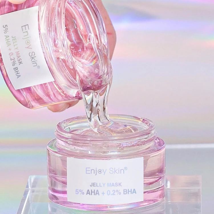 Корейская Фирменная натуральная Органическая маска-желе для лица 5% AHA + 0.2% BHA отшелушивающая увлажняющая