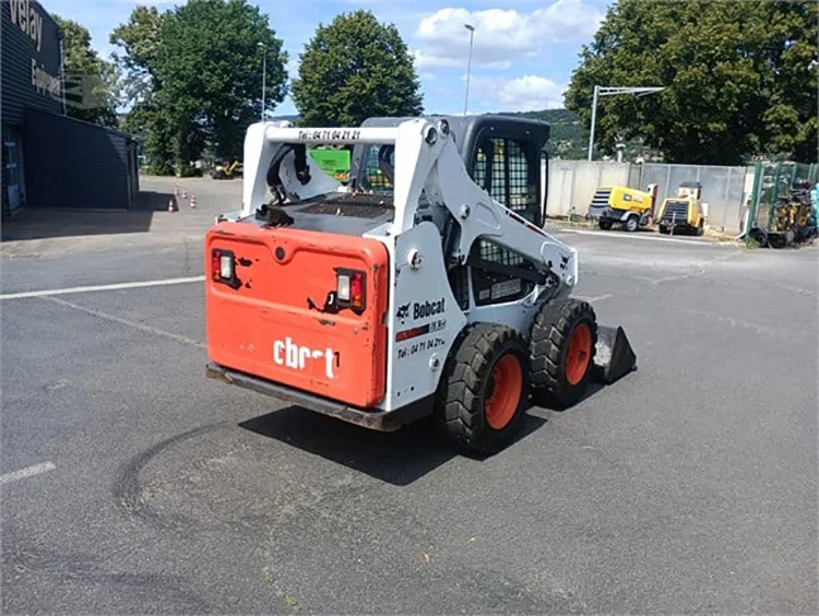 Secondhand small Bobcat skid steer loader S530 original USA  mini front loader usado botcat wheel  bob cat used 530 machine