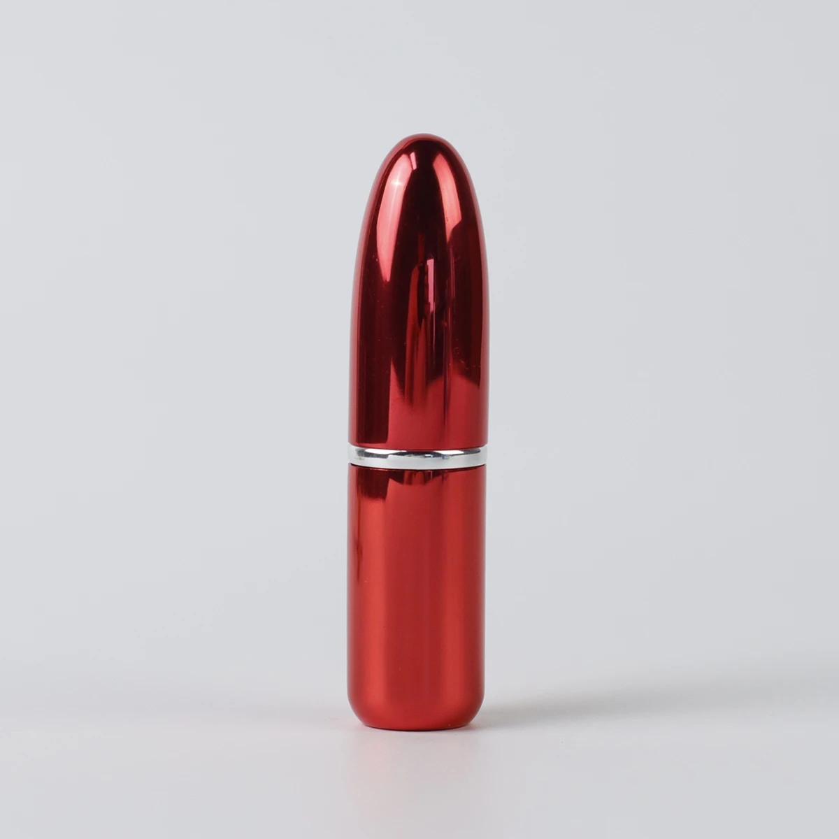 Portable 5 ml 10 ml 20 ml bottom refillable twist-up red aluminum  hanging perfume glass bottle for perfume