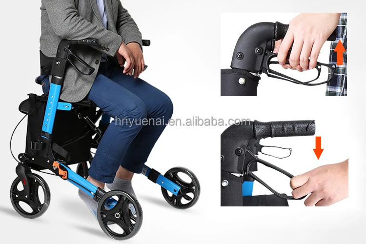 Mobility walking aids adult walker rollator walker