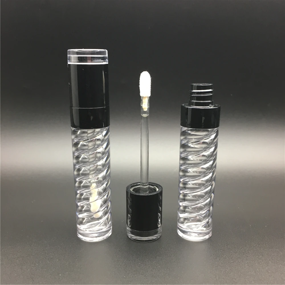 6ml Plastic twist royalty lip gloss tube with the crystal top