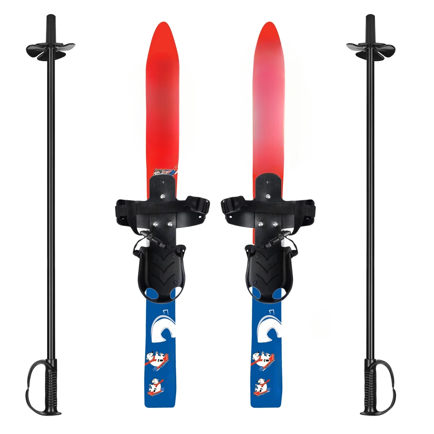 Factory Price Custom Snowboard & Skis Popular Beginner Kids Ski Set for Winter Sports