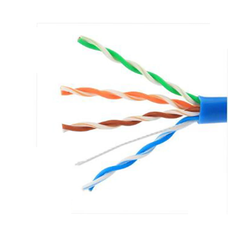 Патч-корд 24AWG 4 пары CU/CCS/CCA PE/PVC сетевой кабель cat5e UTP