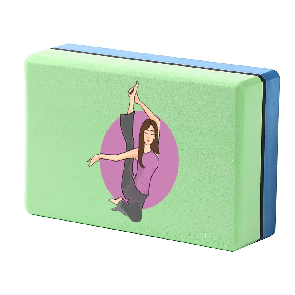 Custom High Premium Density EVA Foam Yoga Blocks 550g Eco Friendly