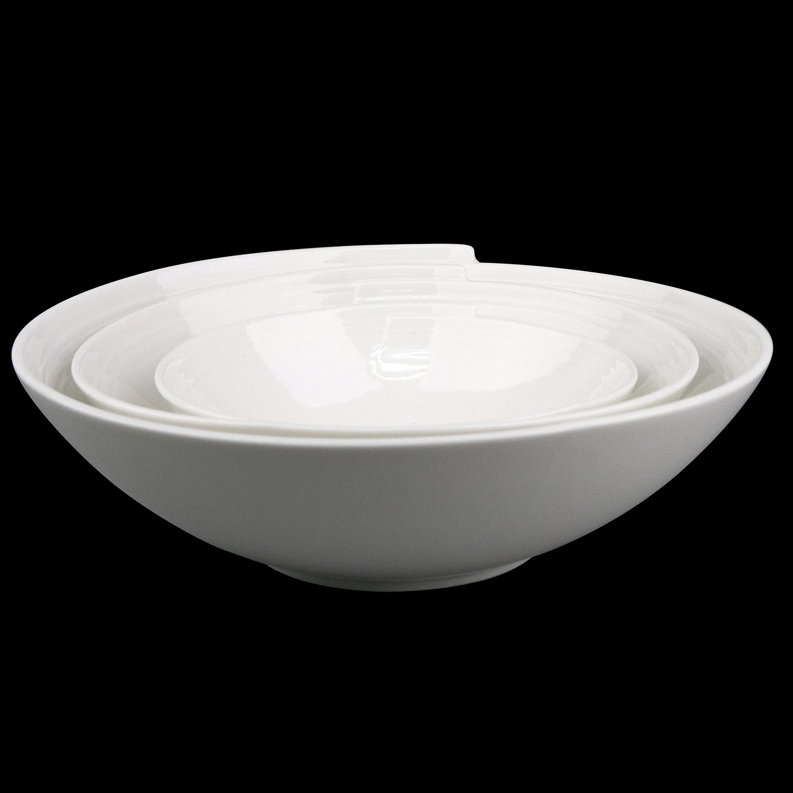 China factory white ceramic round dinnerware serving fruit dessert dish plates