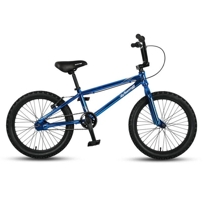 Customized high quality light weight freestyle bicycle carbon frame v-brake 20 inch sport BMX bike for teenager