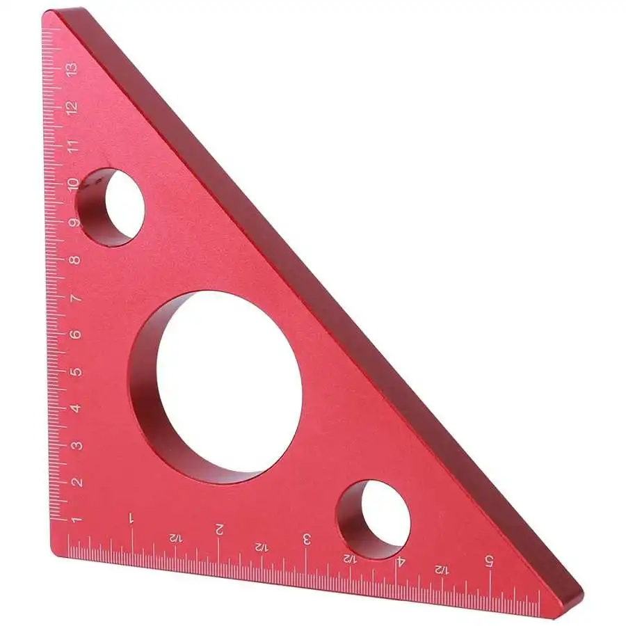 90 degree positioning squares aluminum alloy 5 inch/13 cm right height ruler precision carpenter woodworking tools for work in