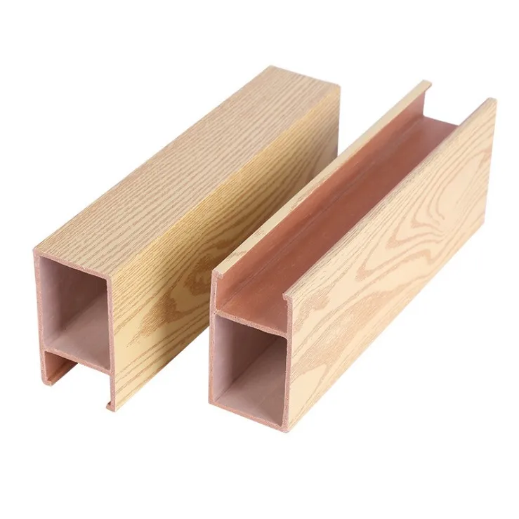 Modern Design WPC Timber Strip False Wood Ceiling Panels For Suspended Ceiling On Sale