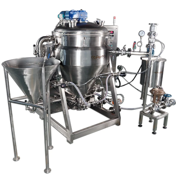 Shampoo Making Machine Cosmetic Mixer Vacuum Homogenizer Emulsifier Cream Mixer for Hair Dye Conditioner