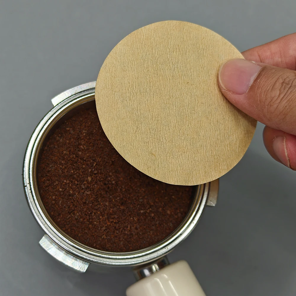 Wholesale Natural Color Heat-Sealed Circular Coffee Filter Disposable Pour Coffee Filter Environmentally Friendly Coffee Filter