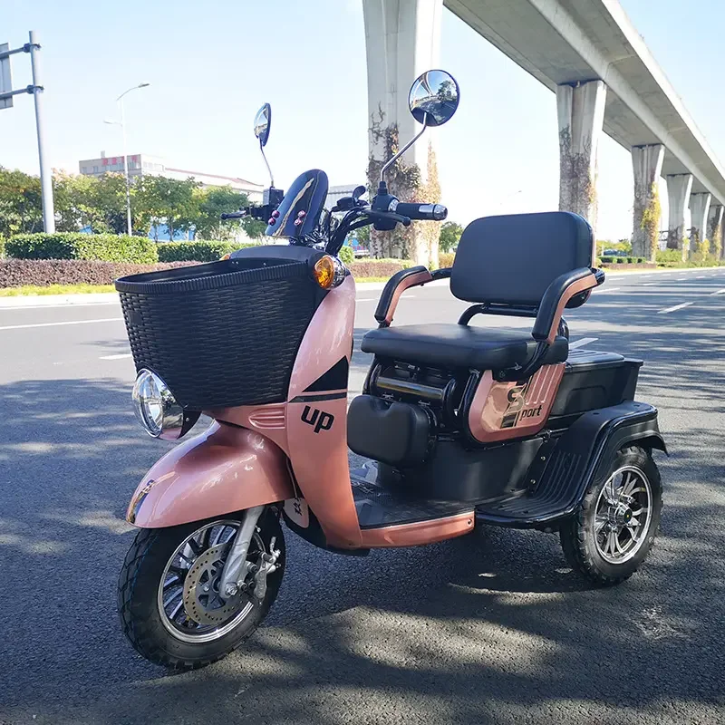 Foreign Trade Export Cross-border Products Elderly Walking Tricycle 72V Adult Cargo Electric Vehicle Tricycle