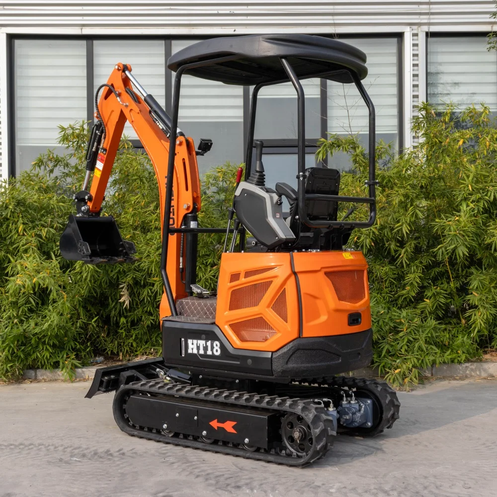 Mini Excavator HT-Y18 1.8 ton 2 Ton 3 Ton 4 Ton 6 Ton 7 Ton 8 Ton Diggers Minibagger Hydraulic Mini Excavator