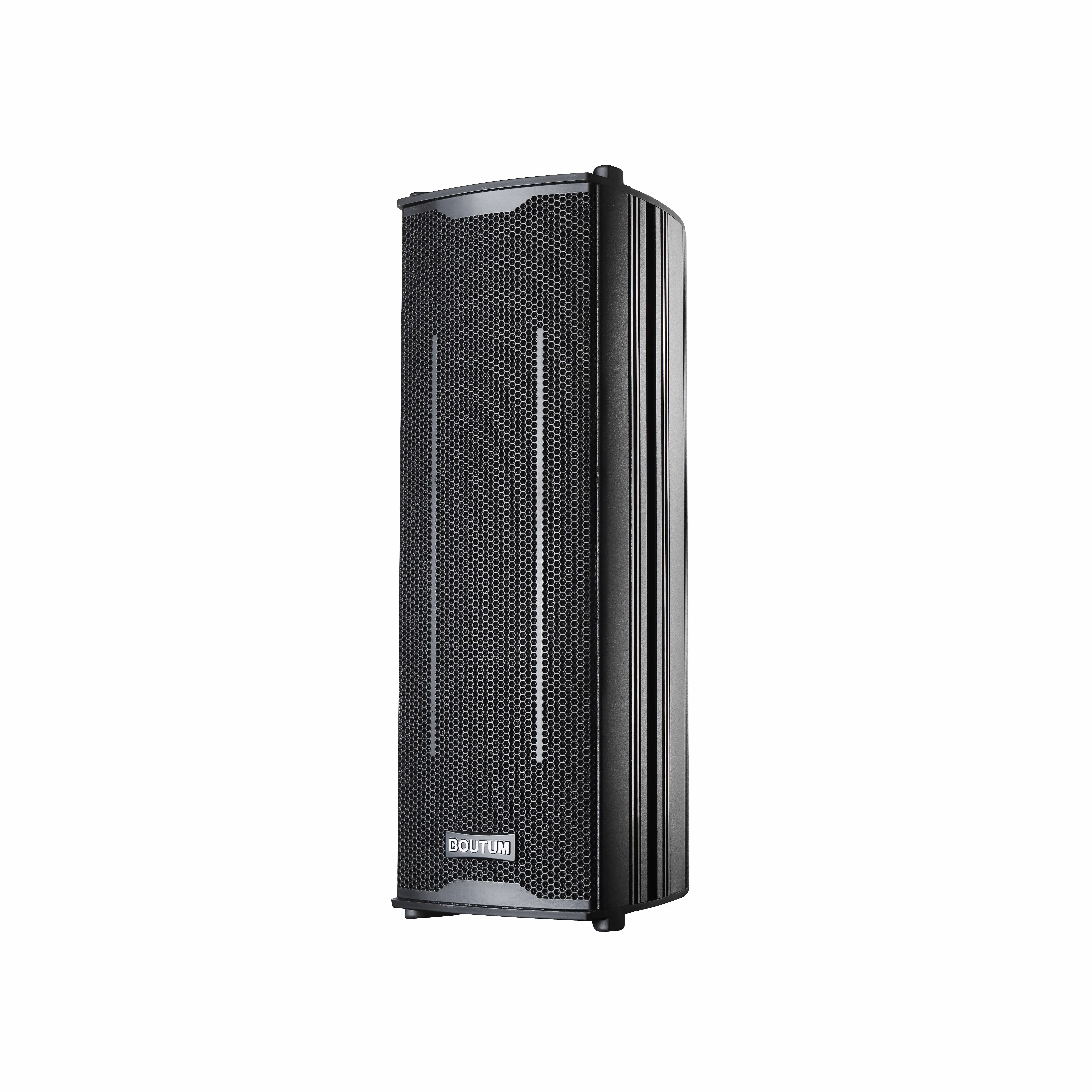 Boutum Audio pa system Q603 profesional 300W double 6.5 inch column speaker aluminium column loudspeaker