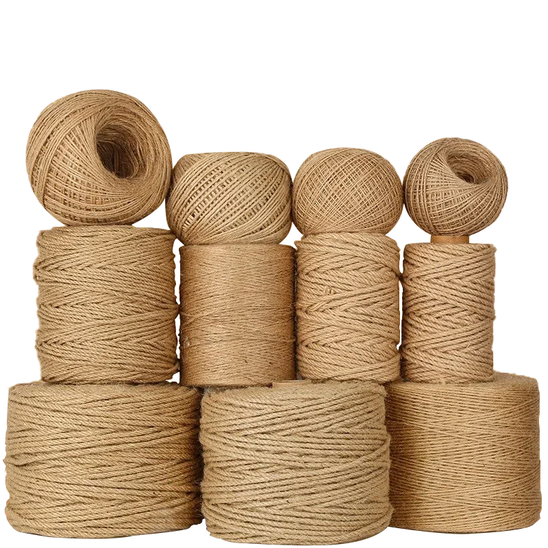 Natural Hemp Twine Cord Jute String Rope Burlap Parcel Twine 2MM Jute String Gardening Sisal Rope 3PLY Jute Twine String