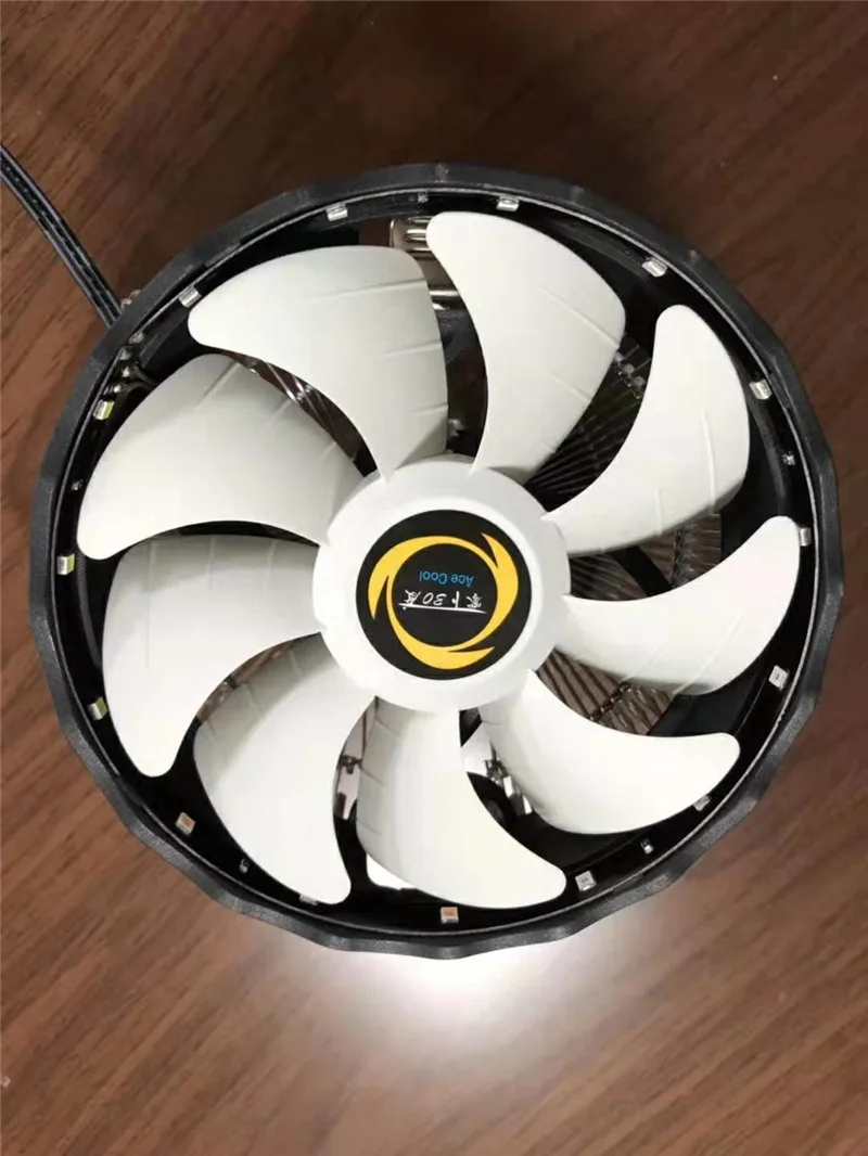 intel775  LED Aluminum Cooling Fan be quiet LGA775/115X INTEL AMD PC Cpu Cooler Heatsink radiators heatpipe