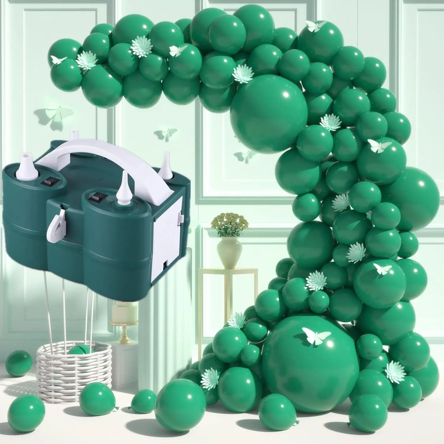 Balloon Pump Multifunctional Electric blower Pump  for Latex 260q Foil Balloons Pool Float Air Mattress electric balloon pump