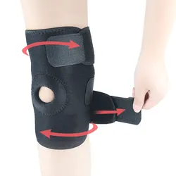 Custom Design Breathable Fabric Material Knee Pads Spandex Ubl Neoprene Fabric Knee Brace Elastic Sport Knee Support For Sports