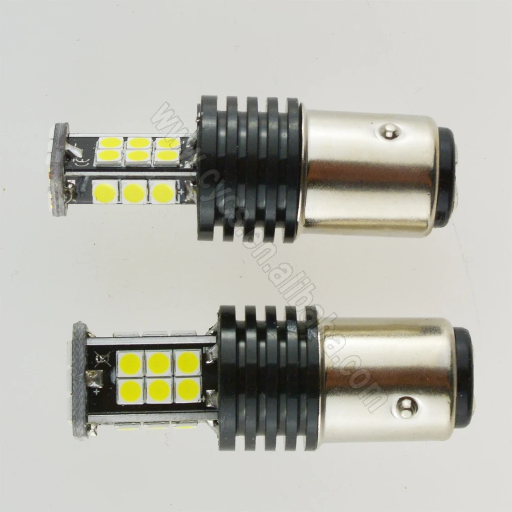 12V S25 canbus 24SMD 24LED 3030 1156 led 1157 T25 3156 3157 T20 led 7440 7443 white auto turn signal light brake bulbs for cars