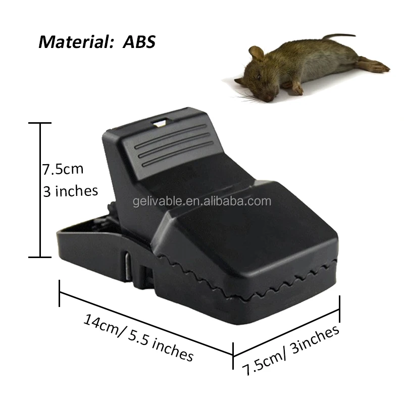 Эффективная пластиковая ловушка для мыши многоразовая мышей-убийц ловли грызунов дома