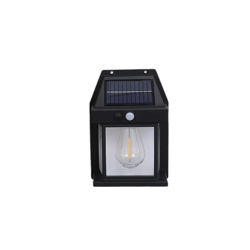 New Design Waterproof Led Filament Bulb Solar Power Wall Light For Outdoor Lighting Wall Light Solar Wall Lanterns