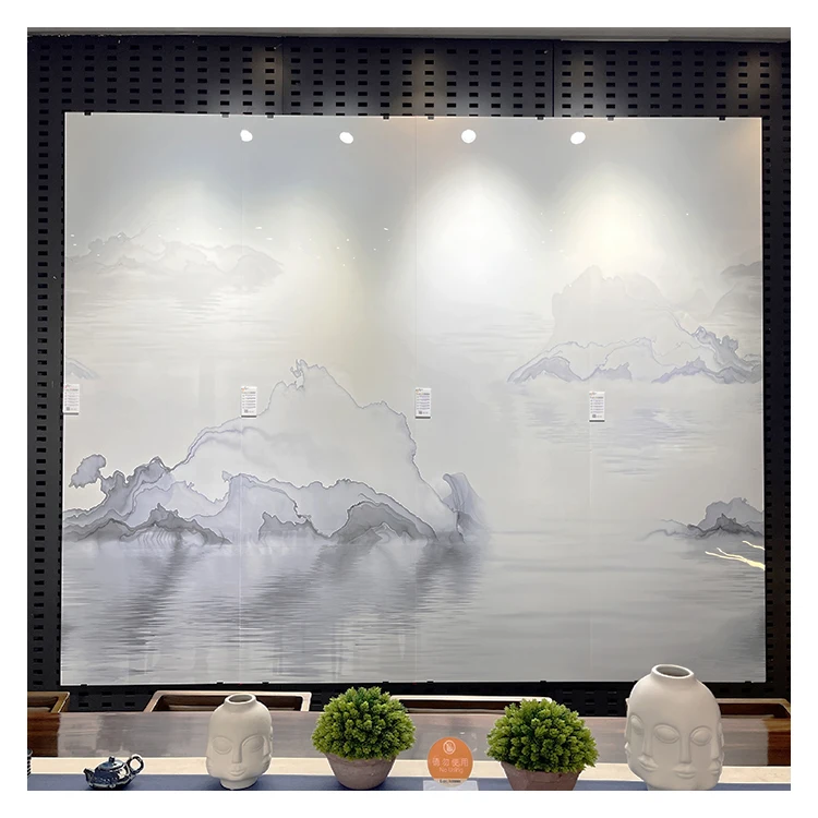 Chinese exporter  living room glossy ceramic calacatta full body floor and wall slim white porcelain tiles polished