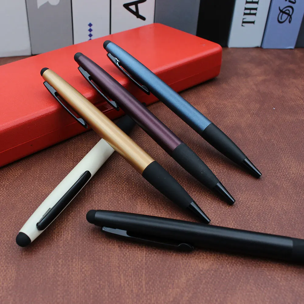 Universal Stylus Pen for Touch Screen Pens Black Factory Directly Supply Luxury Metal OPP Bag Customized OEM Ballpoint Pen