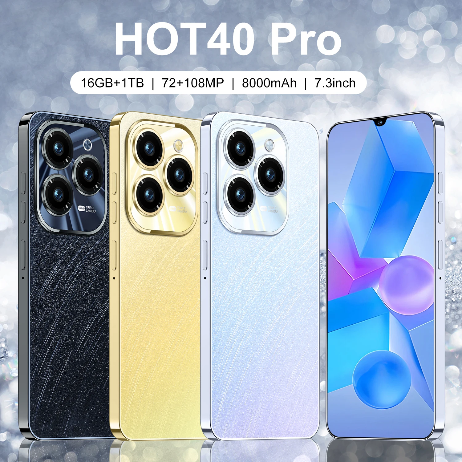 Самая низкая цена HOT40pro Смартфон Высокое оптовый дисплей с разрешением телефона android для бизнес-пользователей и оптового рынка