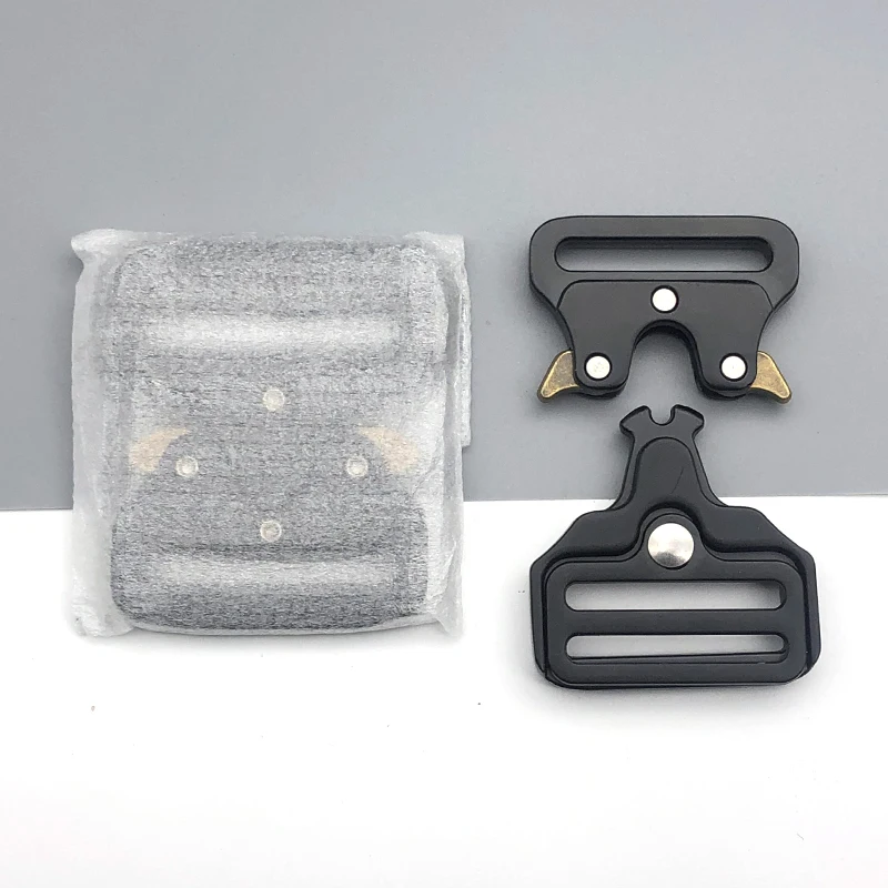 Same Series Stock 25mm 32mm 38mm 50mm tactical belt Zinc Alloy metal black buckle