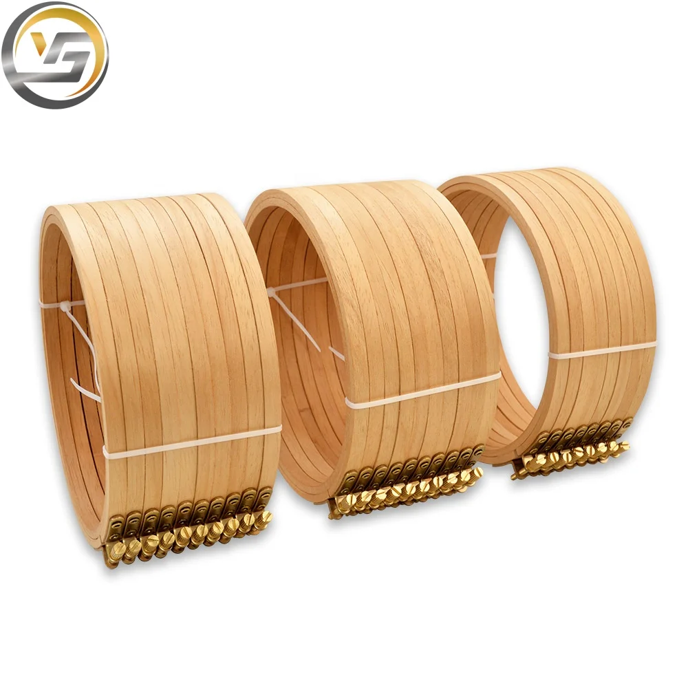 Wholesale Round Adjustable Circle Cross Stitch Hoop Ring Wooden Embroidery Hoops for Art Craft Hand Sewing