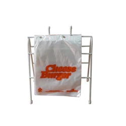 Plastic Tote Bag Supermarket Big Capacity Firm Packing Bags Custom Image Shopping Plastic Bag