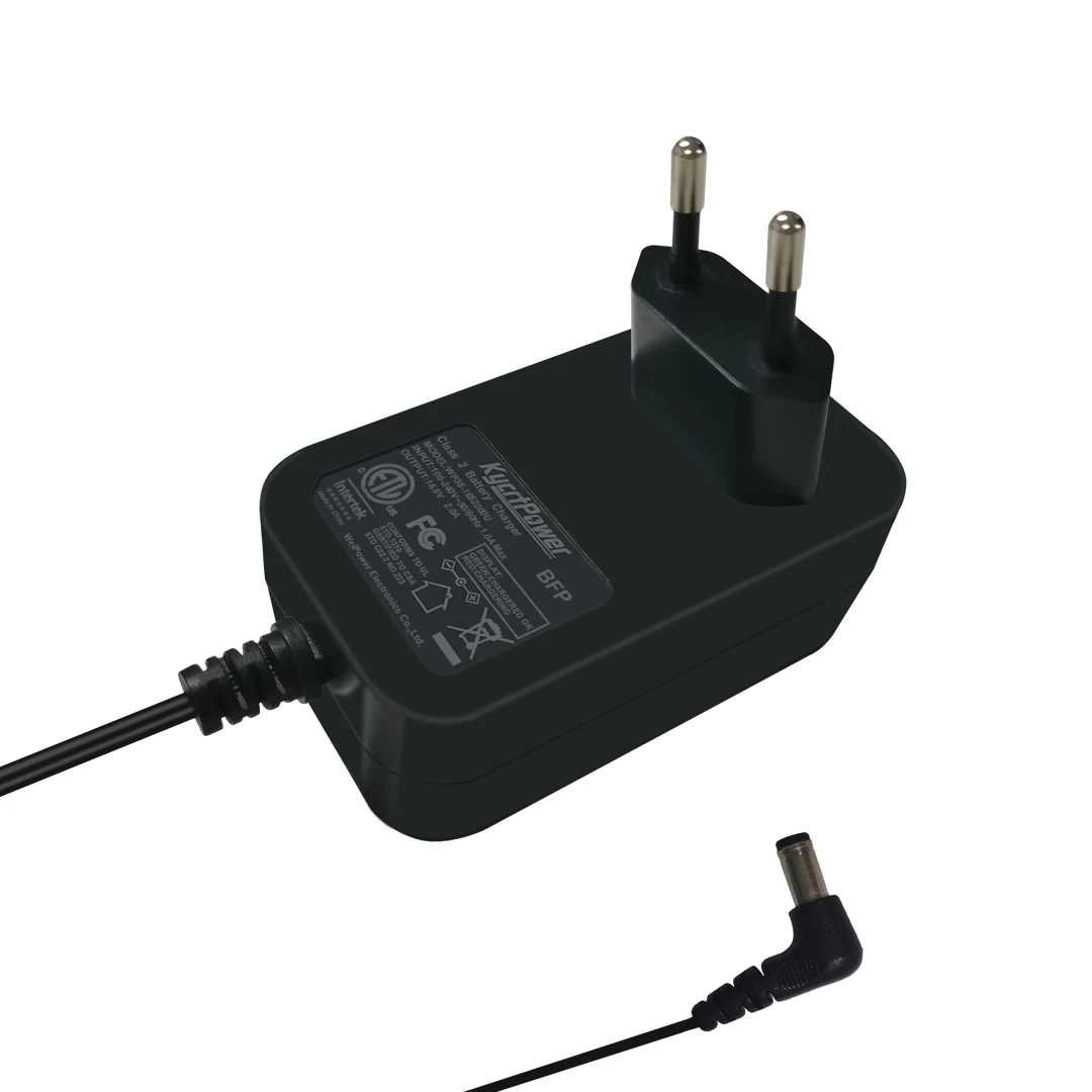 For lithium ion battery lead acid battery Ac/Dc 18V2A 36V1A 12V3A 16.8v2A 9V4A 36w wall universal battery charger power adapter