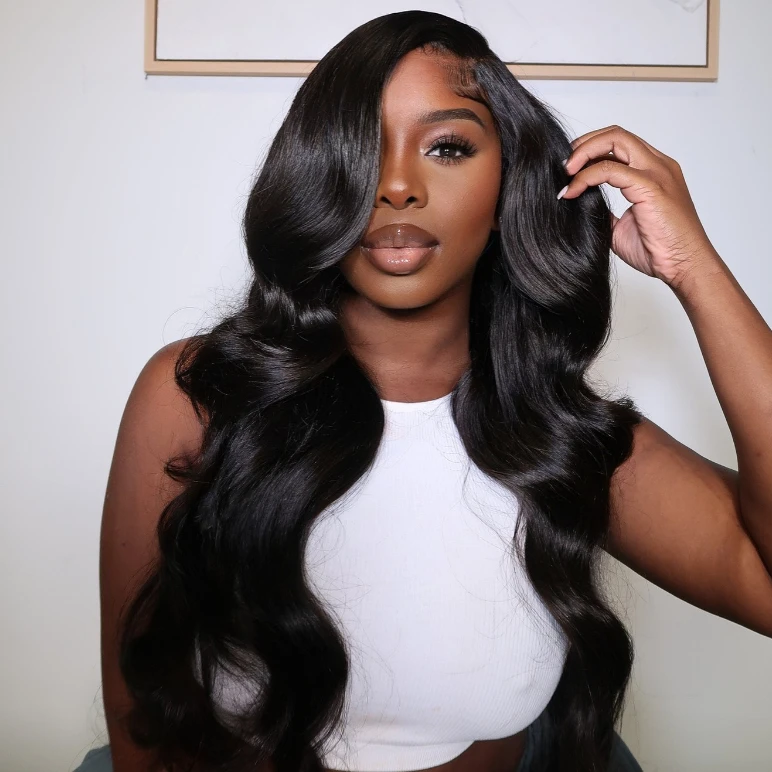 13x6 Glueless Wigs Human Hair Lace Front Body Wave Virgin Hair Swiss Lace Human Hair Wigs For Black Women Hd Lace Front Wigs