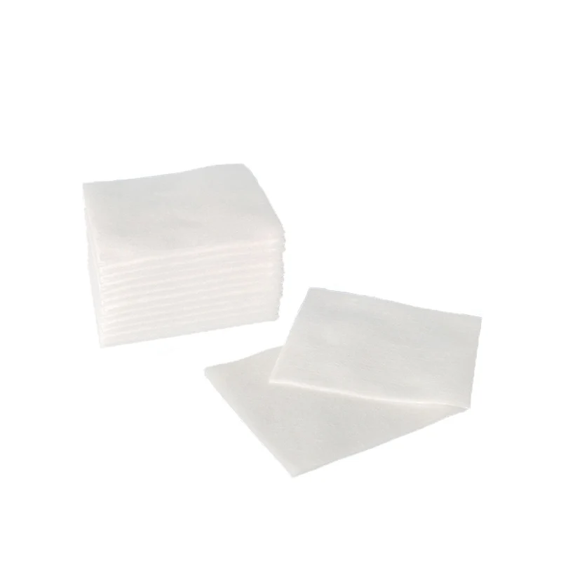 non woven disposable 4 ply non woven sponge customization makeup non woven pads white color for dental use swabs