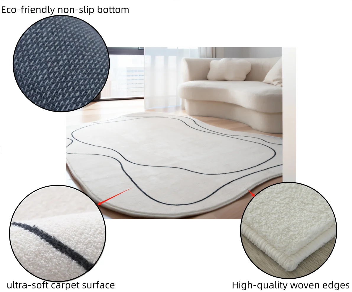 Wool texture of Cashmere likeAcrylic Yarns carpet make your home more warm