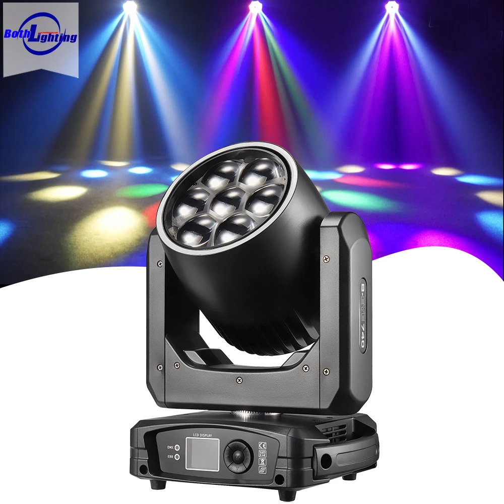 Both Lighting moving heads sharpy light Splash 7L Pro 7x40w Bee eyes LED stage DJ effect Wedding