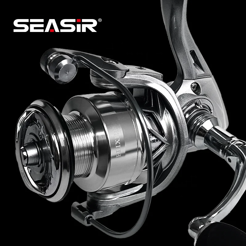 2023 SEASIR 9+1 BB Metal Double Rocker ABS Body Anti-Seawater Ultra-Smooth Brass Spindle Spinning Fishing Reel