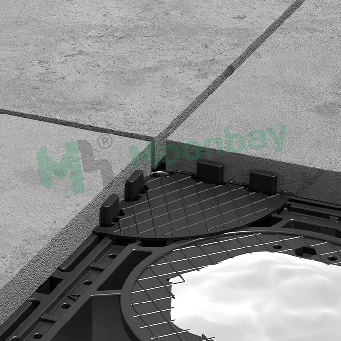 Plastic Safety grid for raised  floor synthetic turf grass grid screen safety panel